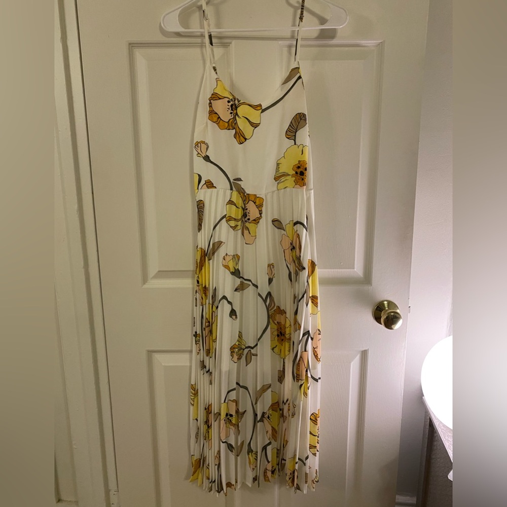 A New Day Pleated Floral Dress